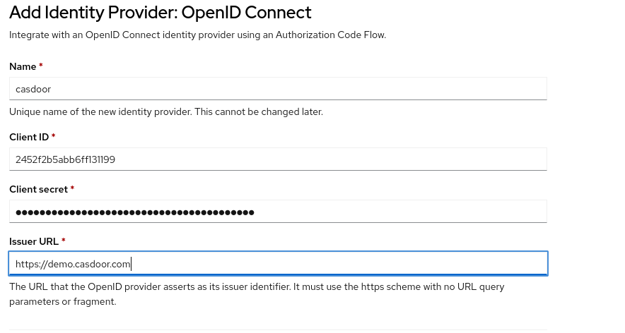 Configure OIDC